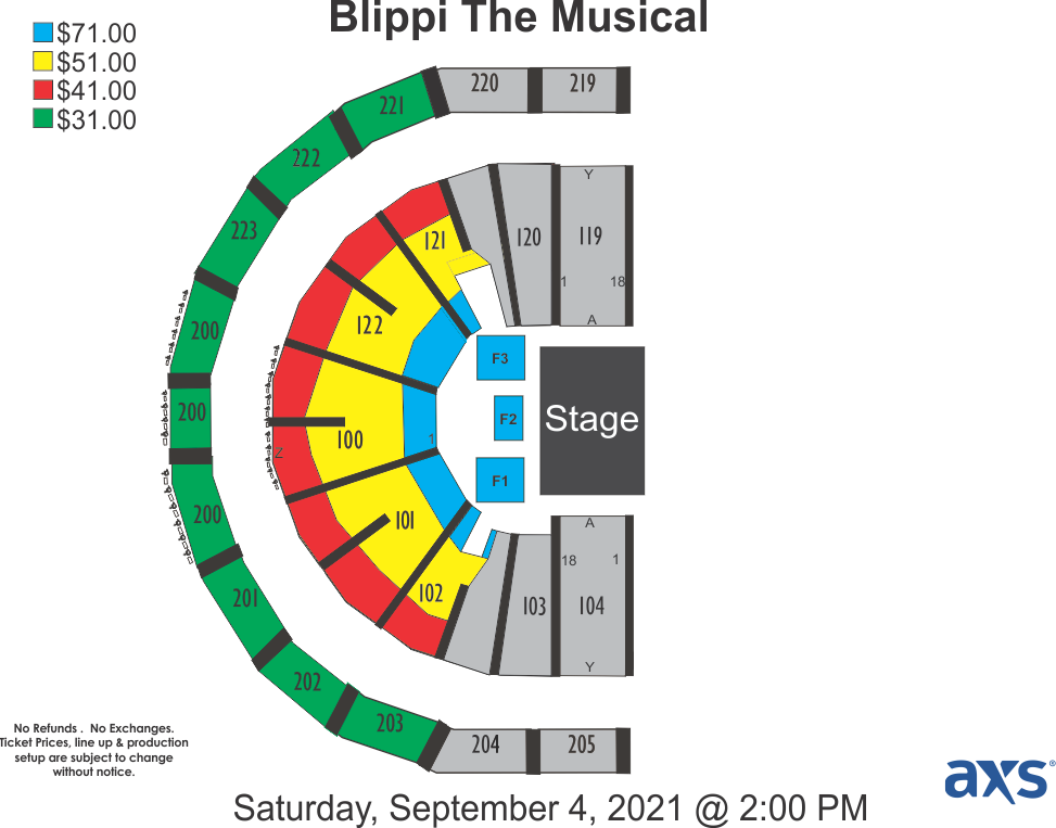 arena seating chart