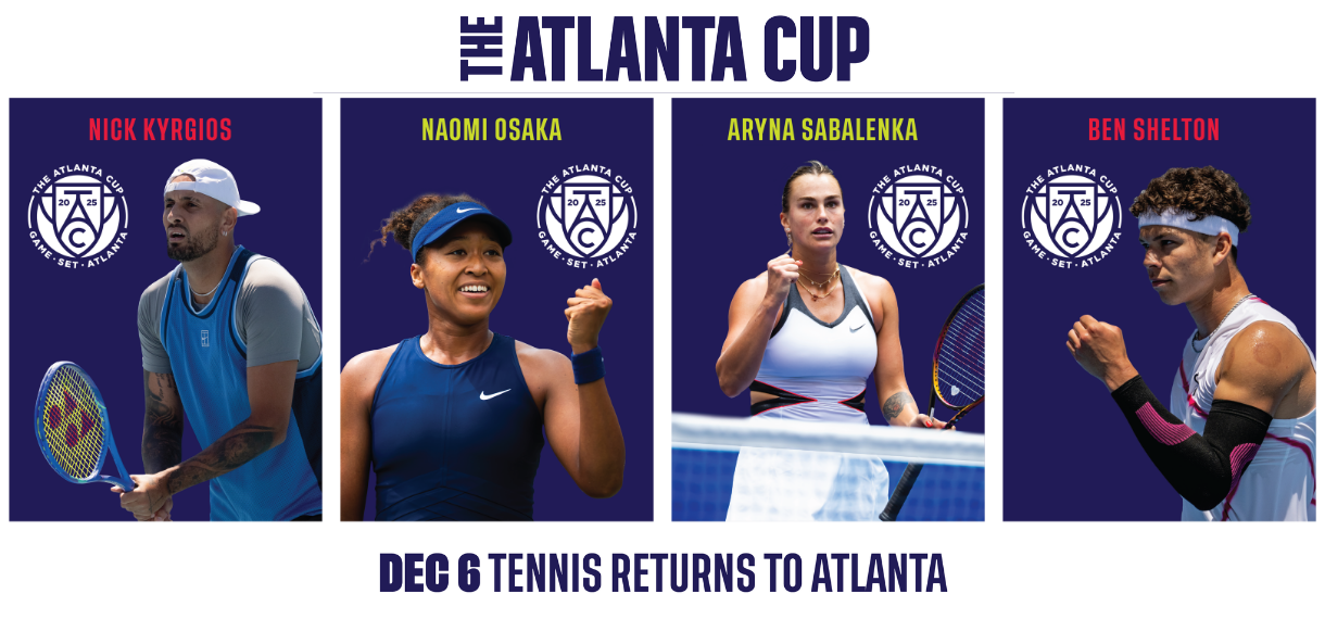 More Info for The Atlanta Cup - ft. Sabalenka, Osaka, Shelton, Kyrgios