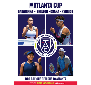 More Info for The Atlanta Cup - ft. Sabalenka, Osaka, Shelton, Kyrgios