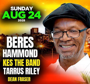 More Info for Beres Hammond, Kes The Band, Tarrus Riley, Dean Fraser