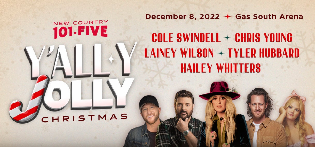 New Country 101-FIVE Y'ally Jolly Christmas