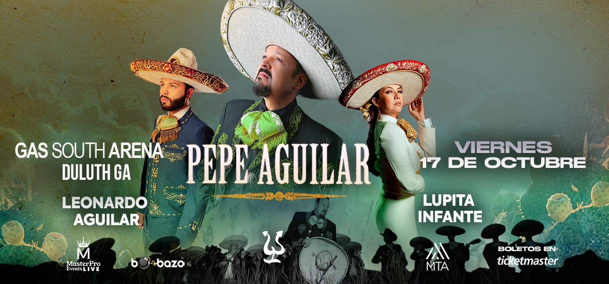 Pepe Aguilar, Leonardo Aguilar, and Lupita Infante